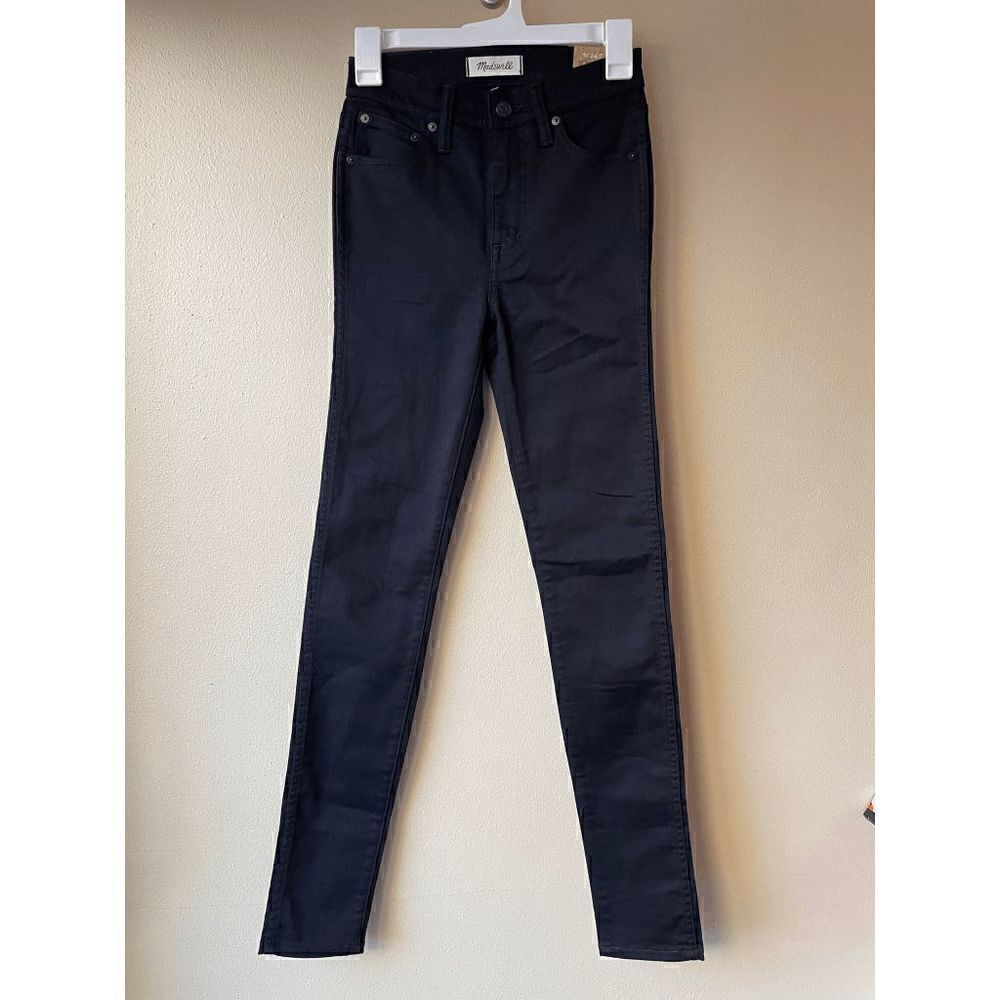 Madewell 10 Inch High Riser Black Skinny Skinny Jean Size 24T